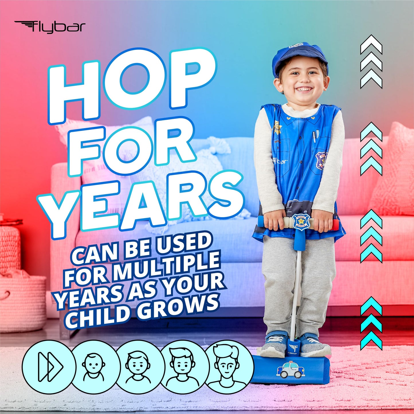 Flybar My First Foam Pogo Jumper for Kids Fun and Safe Pogo Stick for Toddlers