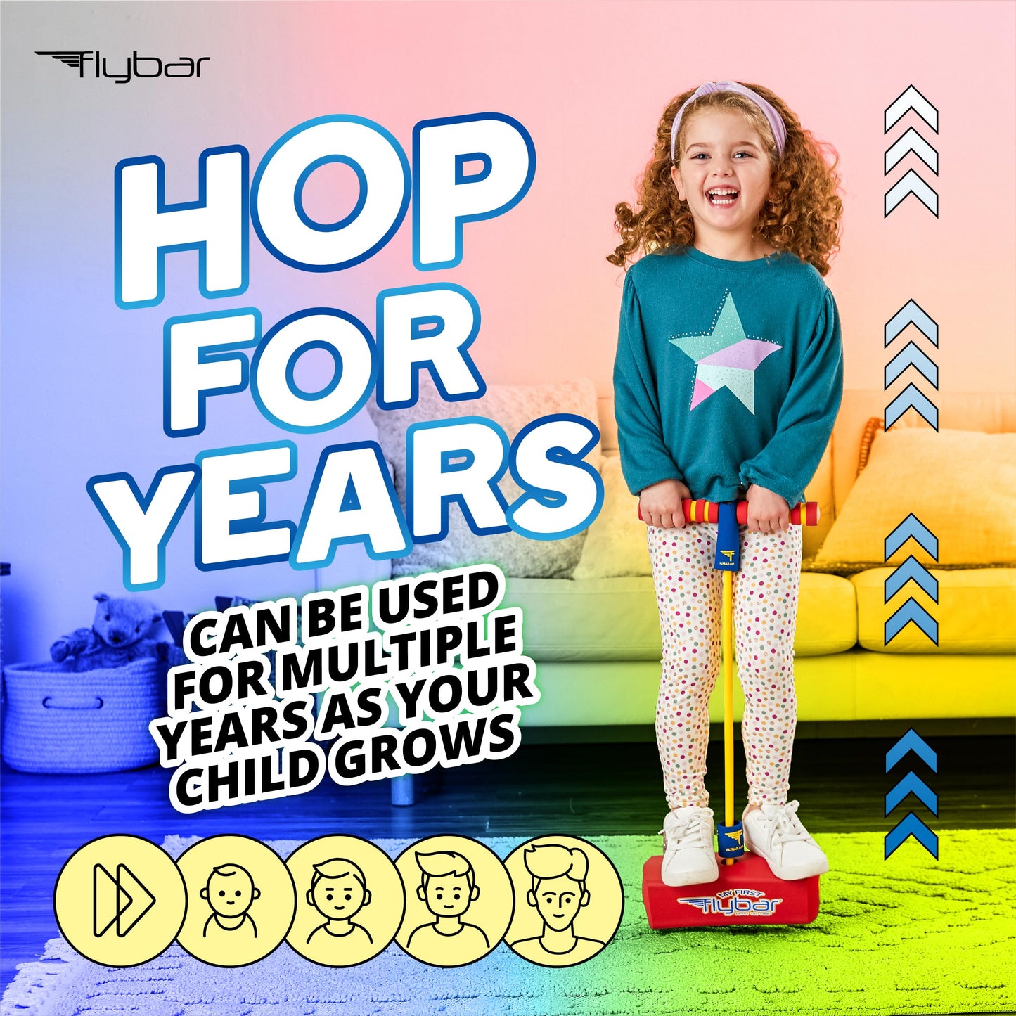 Flybar My First Foam Pogo Jumper for Kids Fun and Safe Pogo Stick for Toddlers