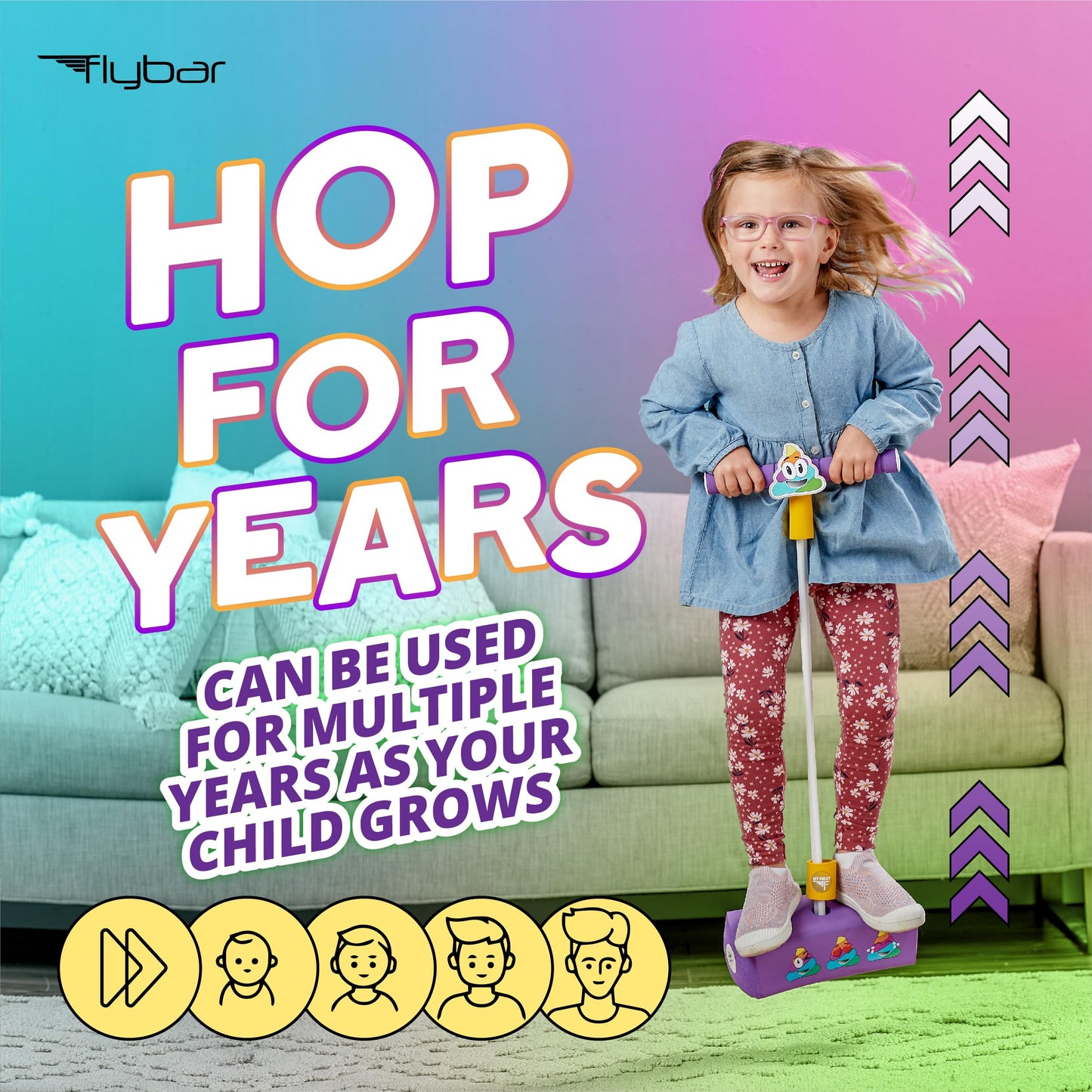 Flybar My First Foam Pogo Jumper for Kids Fun and Safe Pogo Stick for Toddlers