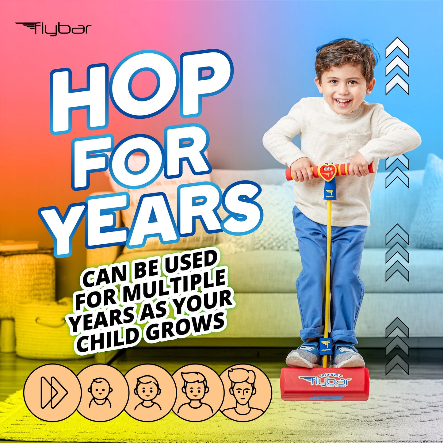 Flybar My First Foam Pogo Jumper for Kids Fun and Safe Pogo Stick for Toddlers