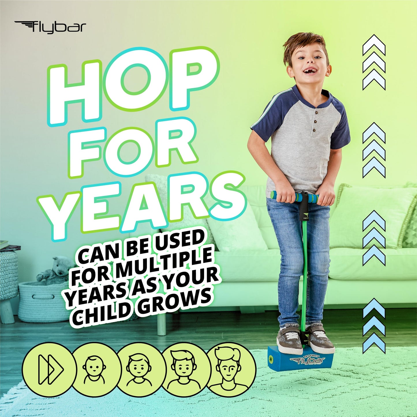 Flybar My First Foam Pogo Jumper for Kids Fun and Safe Pogo Stick for Toddlers